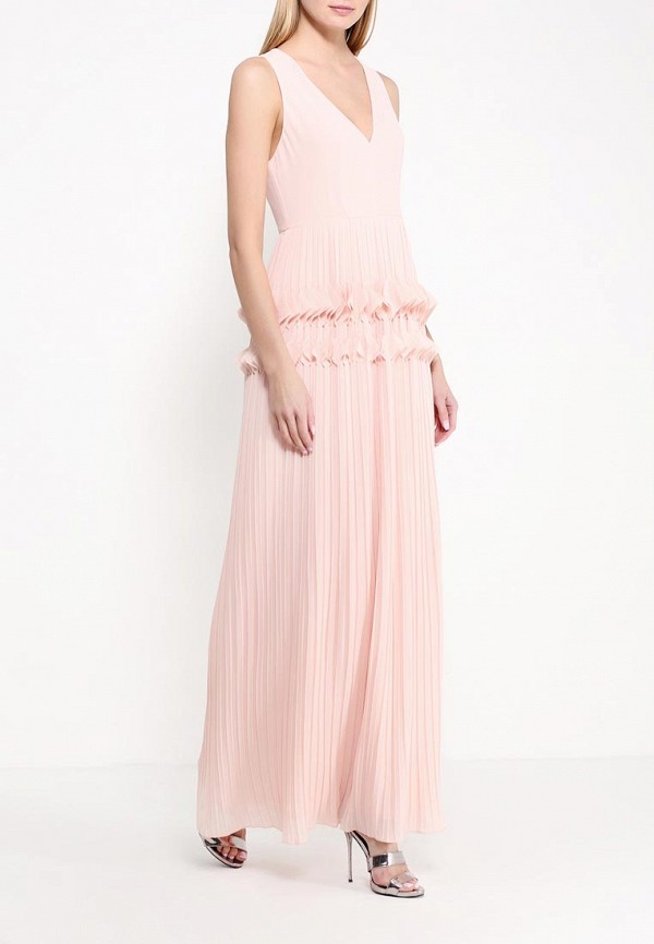 knee length dresses for ladies Lost Ink Maxi dress with frills  CHIC Kuwait Luxury Outlet