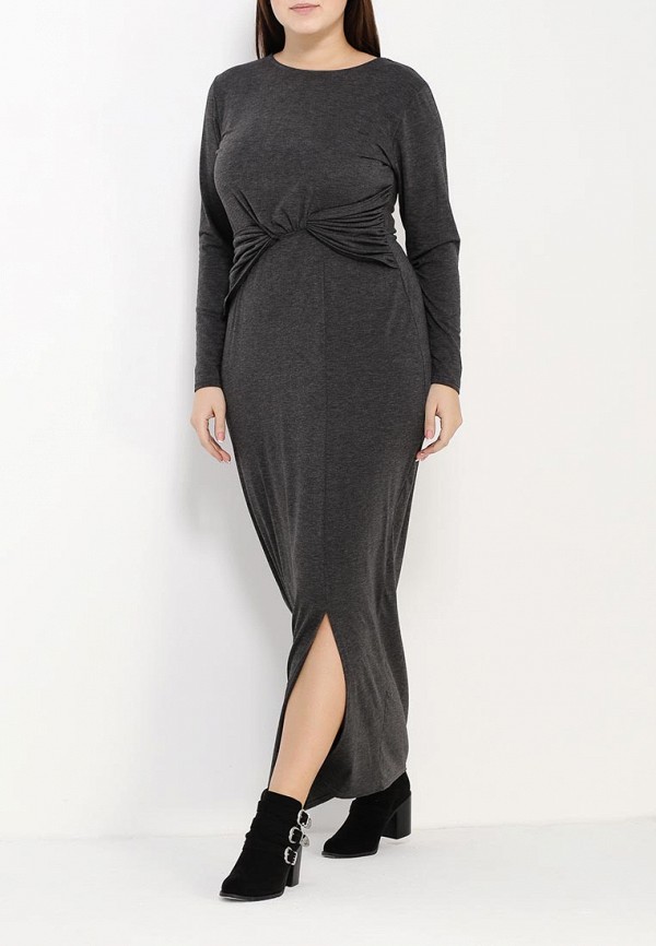 knee length dresses for ladies Lost Ink Maxi dress with frills – CHIC Kuwait Luxury Outlet main image 1
