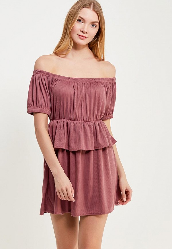 Lost Ink Petite Платье - GATHERED BUST FIT AND FLARE - фото 1