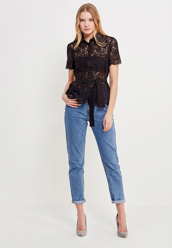 Lost Ink Petite Блуза - P LACE PUSSY BOW SHIRT - фото 2