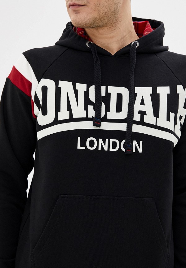 Худи Lonsdale, цвет: черный, LO789EMHVYT0 — купить в интернет-магазине ...