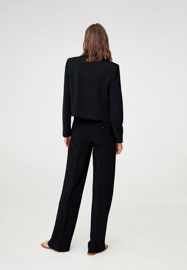 Брюки Mango PANTALON SIMON-I, Online Exclusive цвет: черный