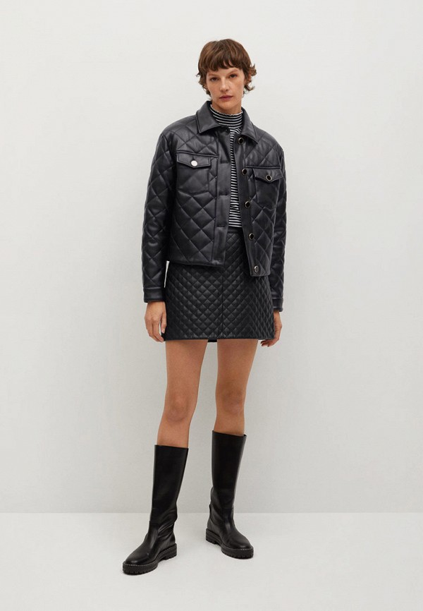 Mango Куртка кожаная - - RECOCO - фото 2