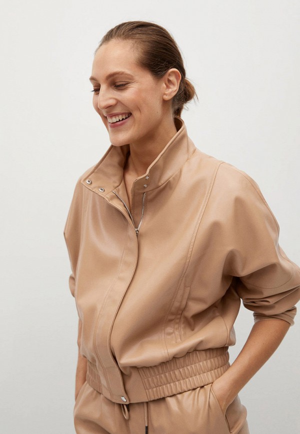 Mango Куртка кожаная - - LUCK - фото 1