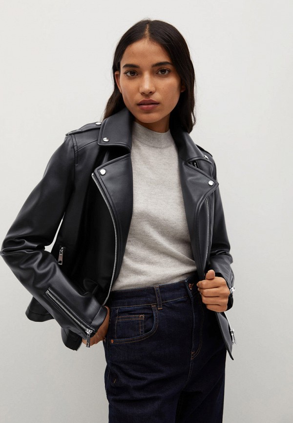 Mango Куртка кожаная - - LIZ - фото 1