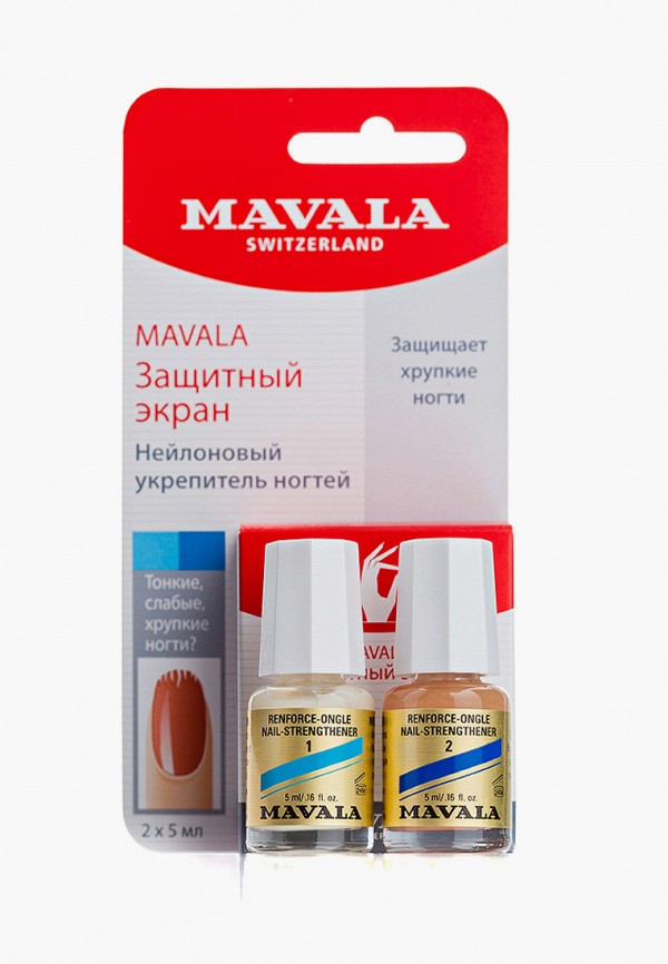 Mavala Средство для укрепления ногтей - двухфазное, на блистере, "Защитный экран"/Nail Shield, 2х5 мл - фото 1