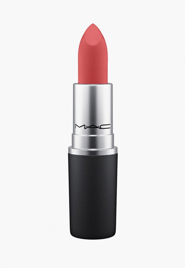 MAC Помада - POWDER KISS LIPSTICK Увлажняющая, матовая с невесомым покрытием, тон stay curious, 3 г - фото 1