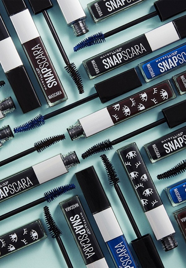Maybelline New York Тушь для ресниц - SNAPSCARA,чистый объем и длина без комочков, без воска, 04 Синий, 9.5 мл - фото 4
