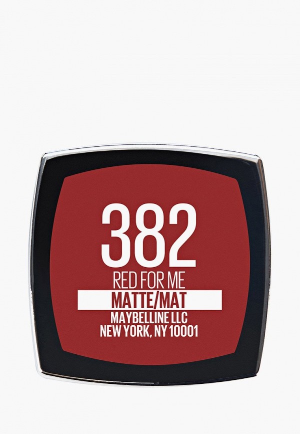 Maybelline New York Помада - Color Sensational Made for all, оттенок 382, RED FOR ME, матовый красный,4.4г - фото 3
