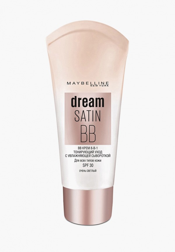 Maybelline New York BB-Крем для лица - Dream Satin, увлажняющий, SPF 30, очень светлый, 30 мл - фото 1
