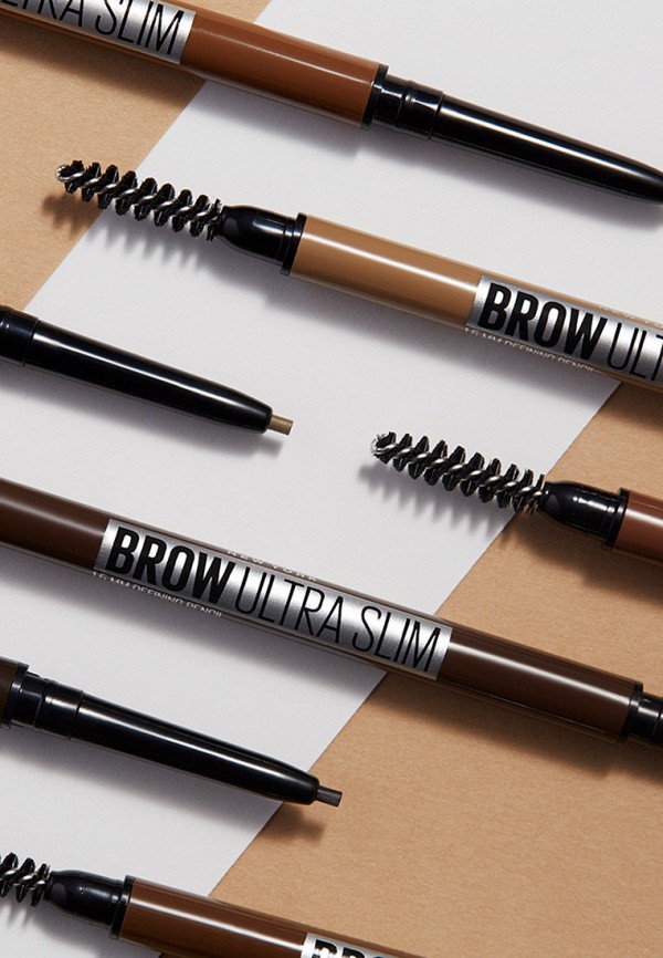 Maybelline New York Карандаш для бровей автоматический - ультратонкий, с щеточкой - фото 4