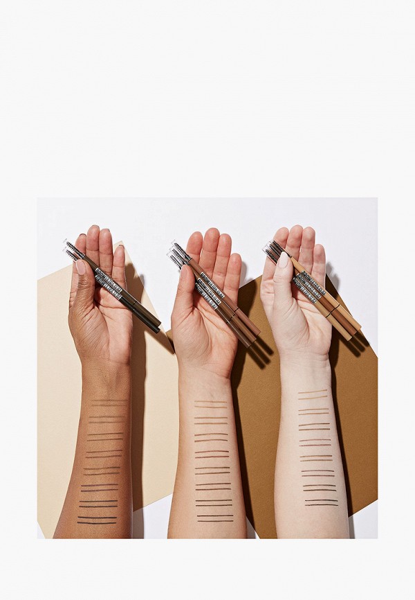 Maybelline New York Карандаш для бровей автоматический - ультратонкий, с щеточкой - фото 5