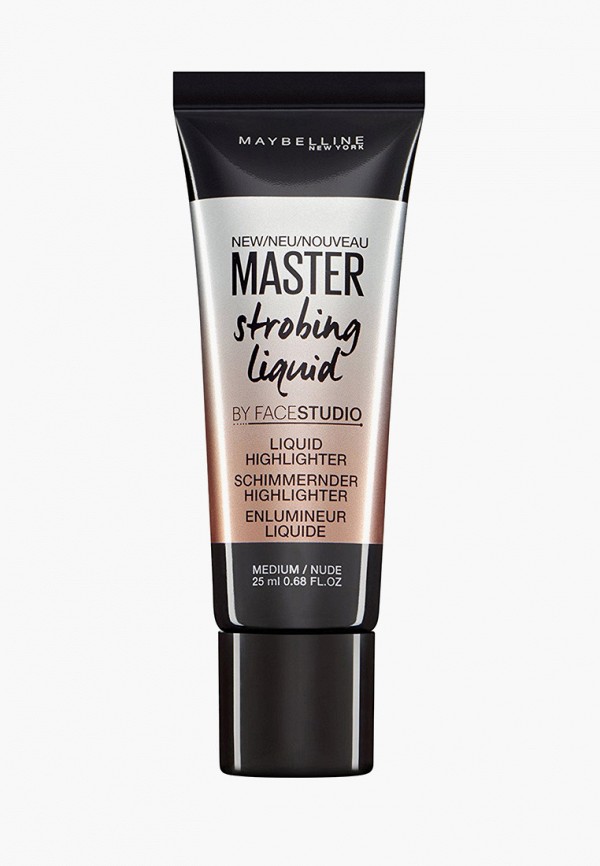 Maybelline New York Хайлайтер компактный - жидкий кремовый, "Master Strobing"для сияния кожи,оттенок 200,золотисто-бежевый,25 мл - фото 1
