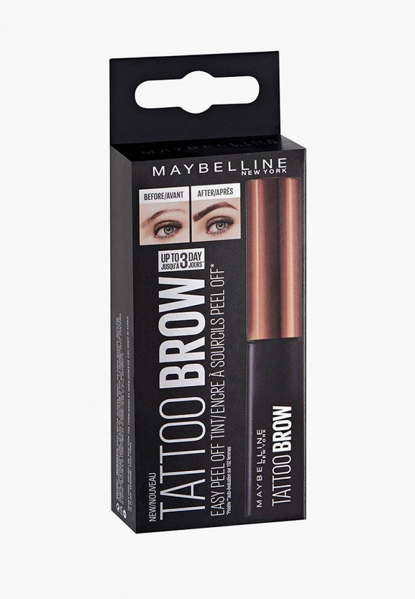 Maybelline New York Тинт для бровей - Стойкий гелевый "Brow Tattoo", оттенок 02, Коричневый, 4,6 г - фото 3