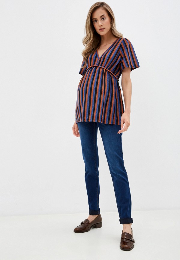 Mamalicious Джинсы - MLFIFTY DARK BLUE SLIM - фото 2