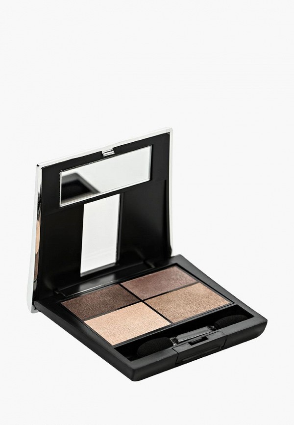 Make Up Factory Тени для век - 4-х цветные Eye Colors тон 07 античная латунь, платина, серебро, бледное золото - фото 2