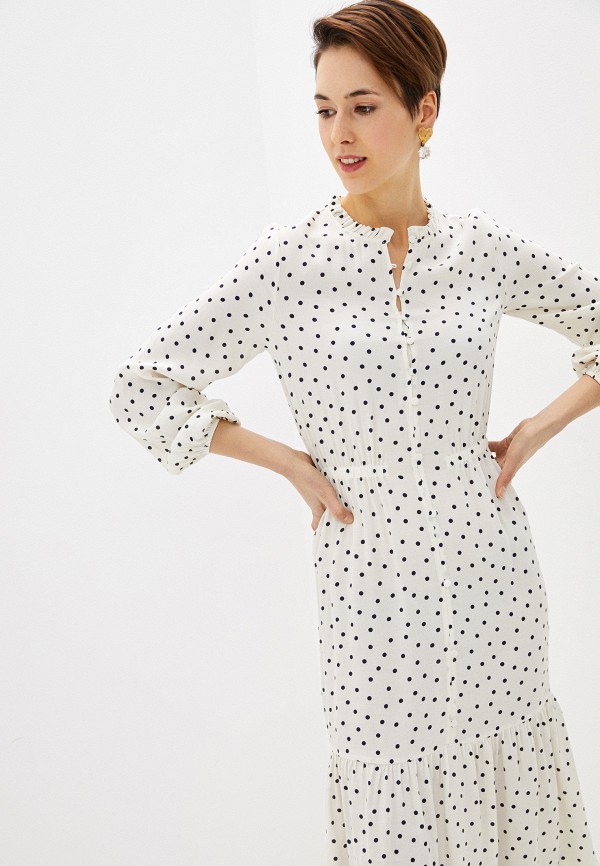 Платье Marks & Spencer, цвет: бежевый, MA178EWIBZL1 — купить в интернет ...