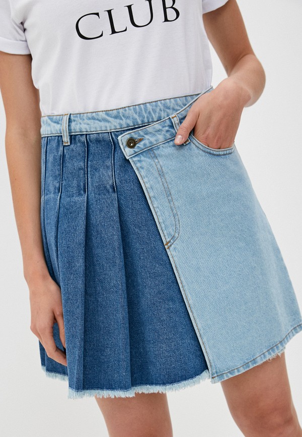 McQ Alexander McQueen Юбка джинсовая - фото 1