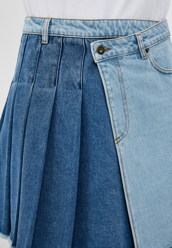 McQ Alexander McQueen Юбка джинсовая - фото 5