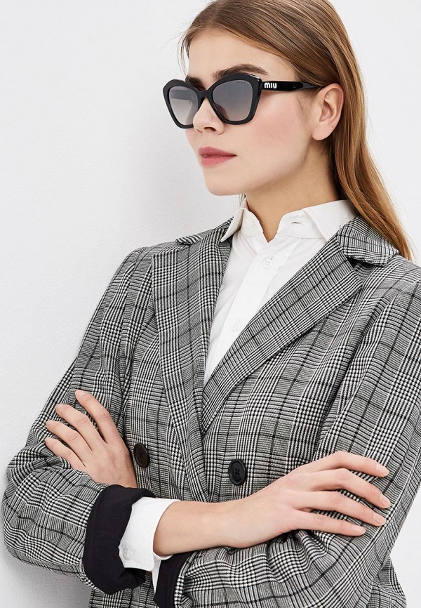 Miu Miu Очки солнцезащитные - MU 05US 1AB5O0 - фото 6
