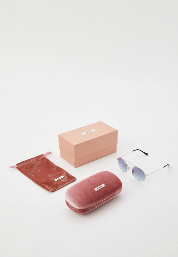 Miu Miu Очки солнцезащитные - MU 52VS 1BC169 - фото 5