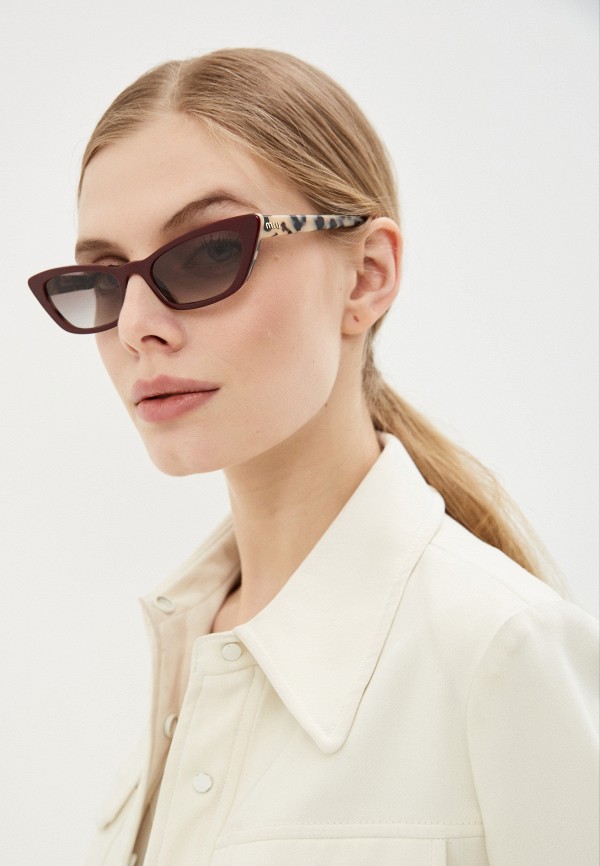 Miu Miu Очки солнцезащитные - MU 10US 03E0A7 - фото 6