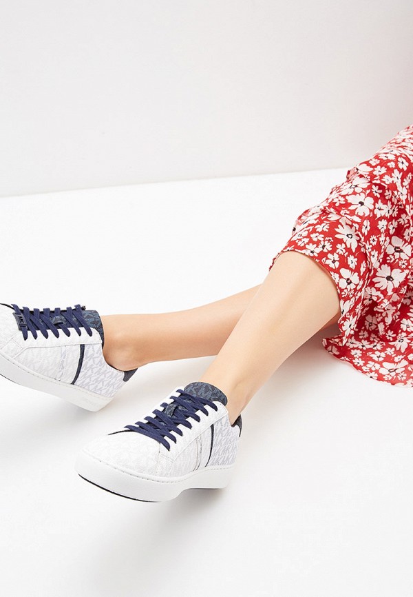 michael michael kors irving python embossed stripe leather sneaker