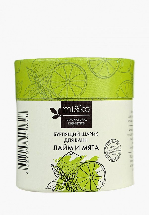 MiKo Соль для ванны - Бурлящий Лайм и мята, 185 г - фото 1
