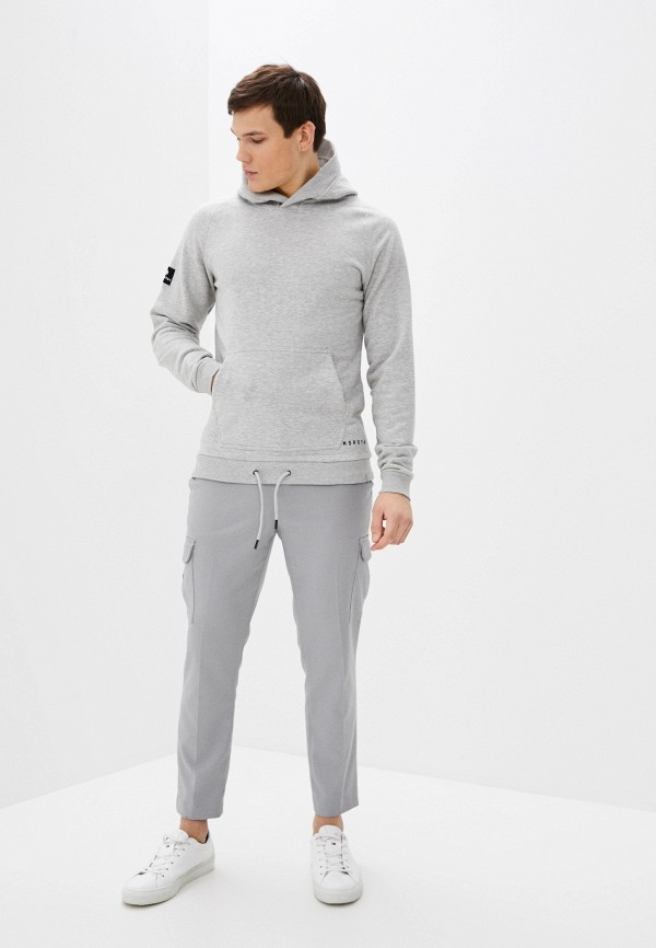Morotai Худи - NKMR Kimo Hoodie Hellgrau L - фото 2