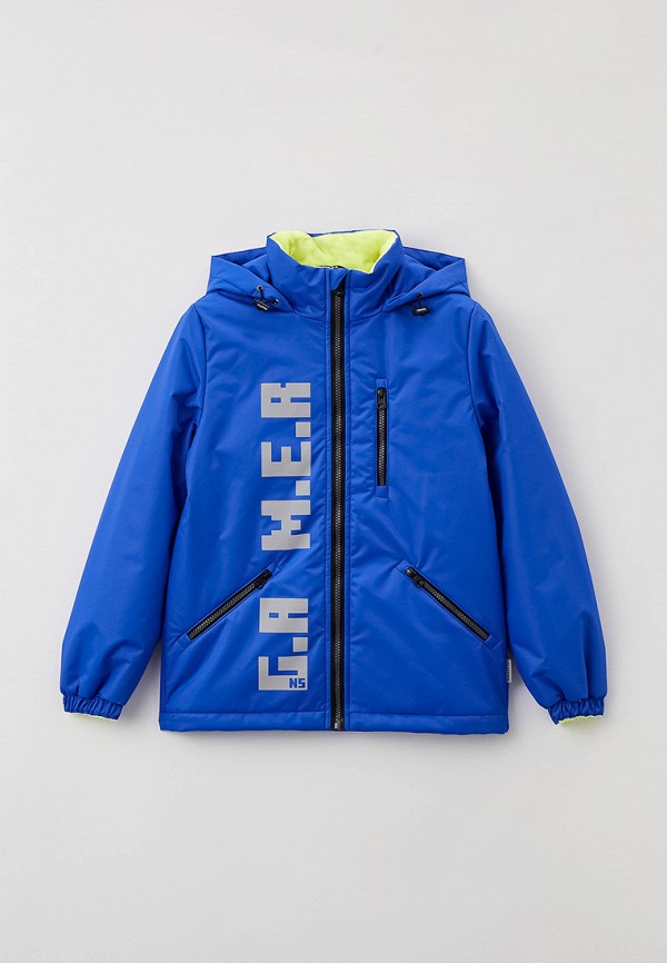 Куртка утепленная Nikastyle - цвет: синий, коллекция: демисезон.