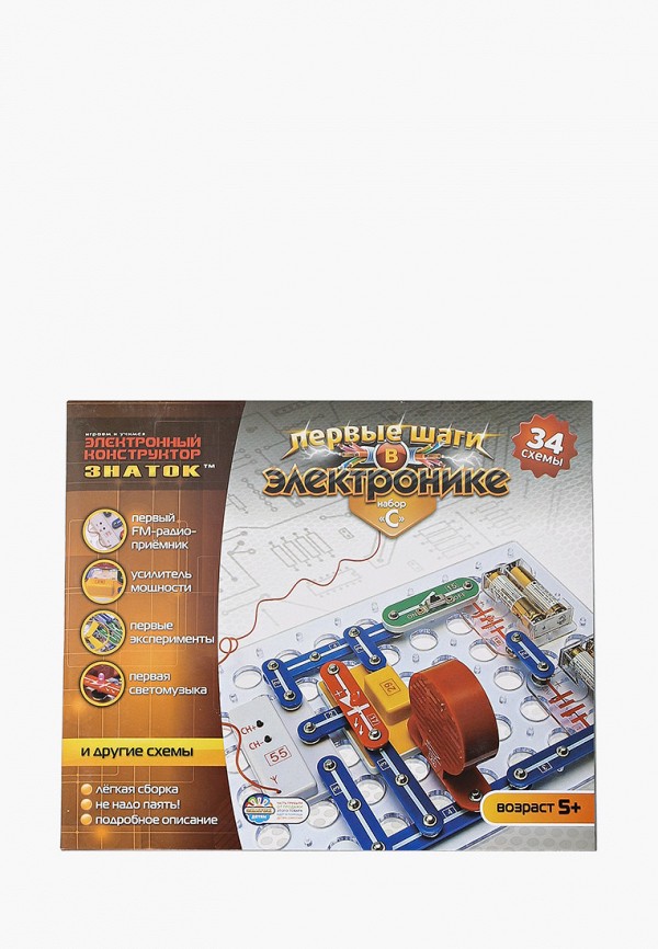 Знаток Конструктор - электронный  "Первые шаги в электронике. Набор C" - фото 1