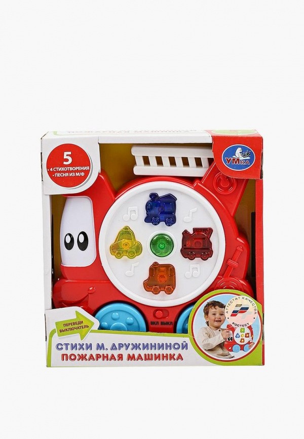 Умка Игрушка интерактивная развивающая "Пожарная машинка"