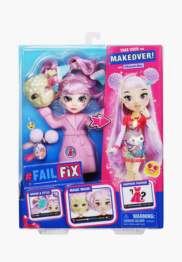 Росмэн Набор игровой - ФейлФикс Кукла 2в1 Кавай Кьюти с аксессуарами TM FAILFIX - фото 1