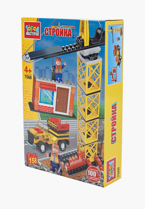 Город Мастеров Конструктор - "Стройка с краном", 158 деталей - фото 2