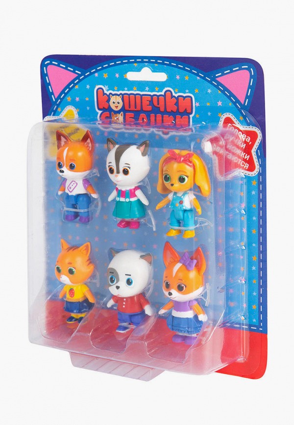 Набор игровой Росмэн Кошечки-Собачки. Набор пластиковых фигурок 5,5 см ...