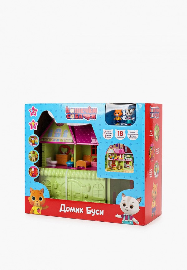 Набор игровой Росмэн "Домик Буси", 18 предметов, 40х35х17 см, цвет ...
