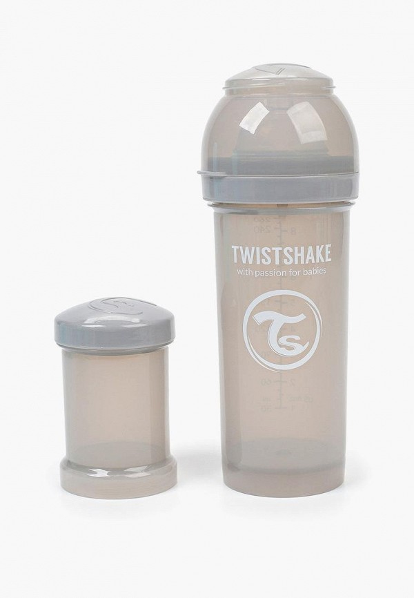 Бутылочка для кормления Twistshake 260 мл, цвет: серый, MP002XC013ZO ...