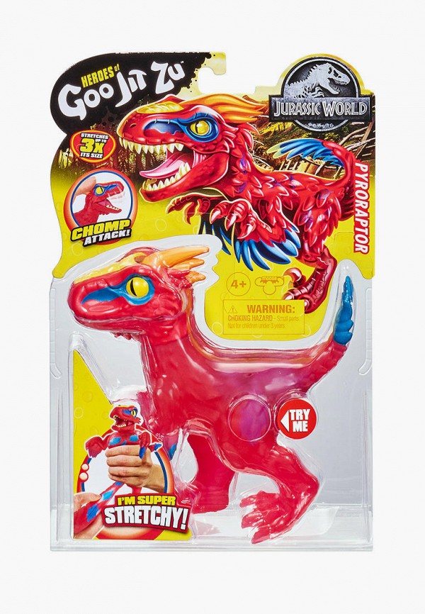 Росмэн Фигурка - Гуджитсу Игрушка Пирораптор Мир Юрского периода тян.фигур.ТМ GooJitZu - фото 2