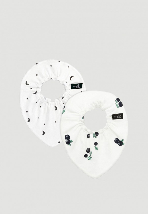 Mjolk Нагрудники 2 шт. - Mini Голубика/Ночное небо - фото 1