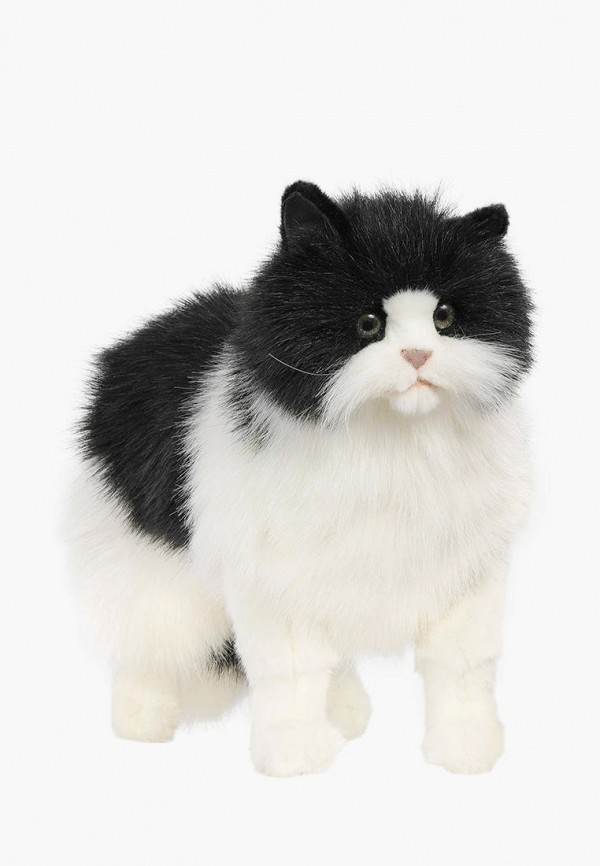Hansa Игрушка мягкая - Кошка, чёрно-белая, 46 см - фото 3