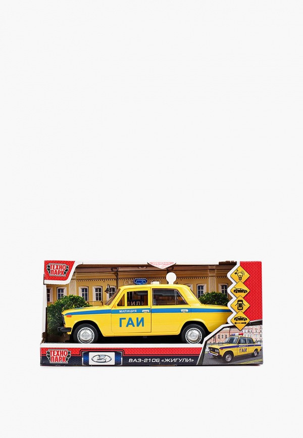 Технопарк Игрушка интерактивная - "ВАЗ-2106 Жигули. Милиция", 22 см - фото 1