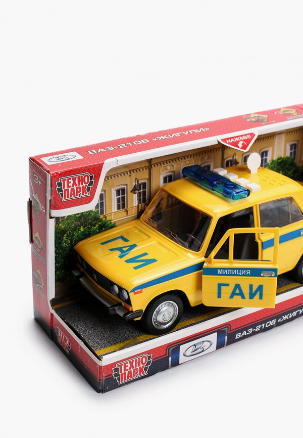 Технопарк Игрушка интерактивная - "ВАЗ-2106 Жигули. Милиция", 22 см - фото 2