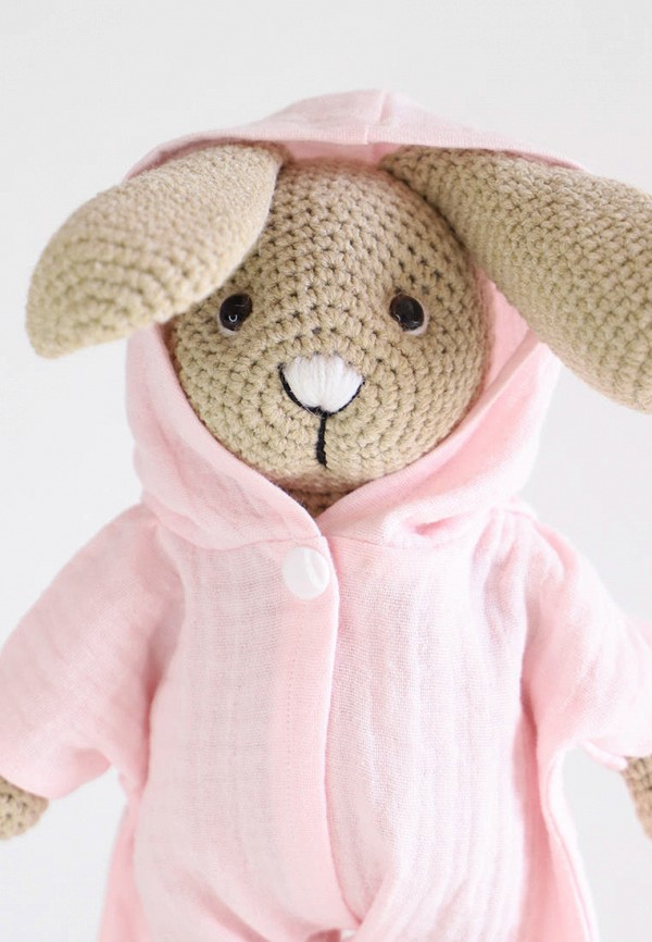 Apoli Игрушка мягкая - Зайка в комбинезоне - фото 2