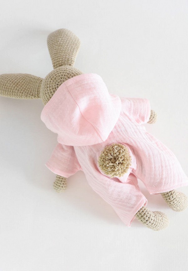 Apoli Игрушка мягкая - Зайка в комбинезоне - фото 4