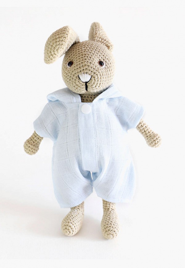 Apoli Игрушка мягкая - Зайка в комбинезоне - фото 1
