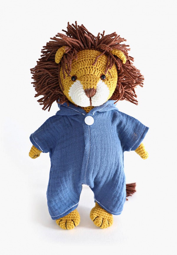 Apoli Игрушка мягкая - Лев в комбинезоне - фото 1