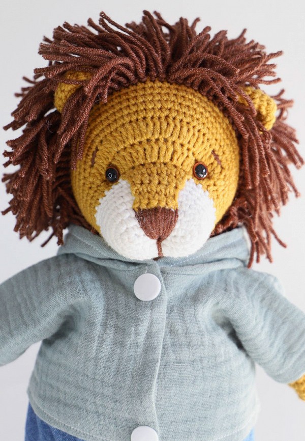 Apoli Игрушка мягкая - Лев в худи и джинсах - фото 2