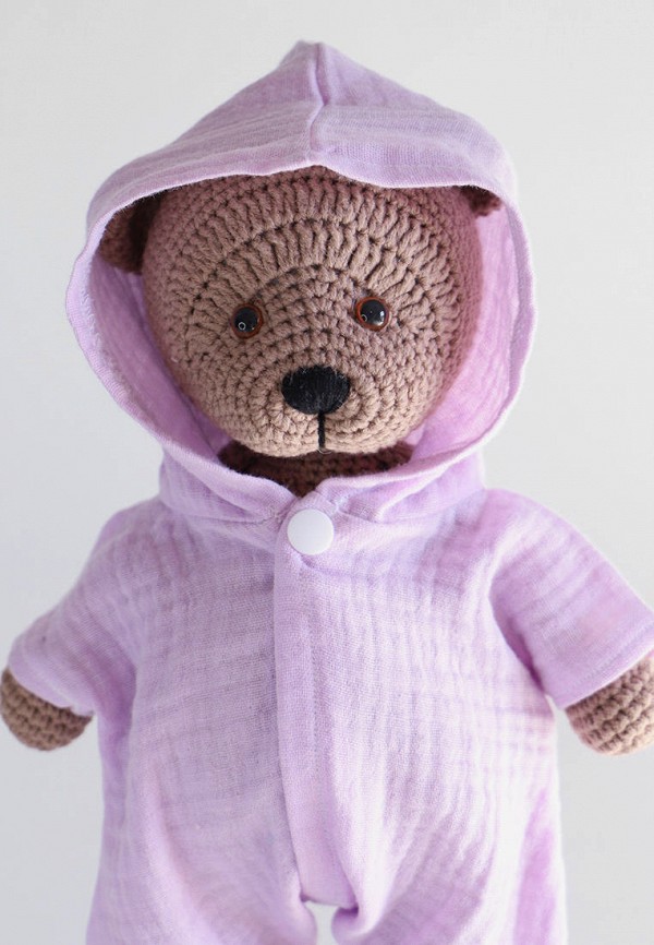 Apoli Игрушка мягкая - Мишка в комбинезоне - фото 3