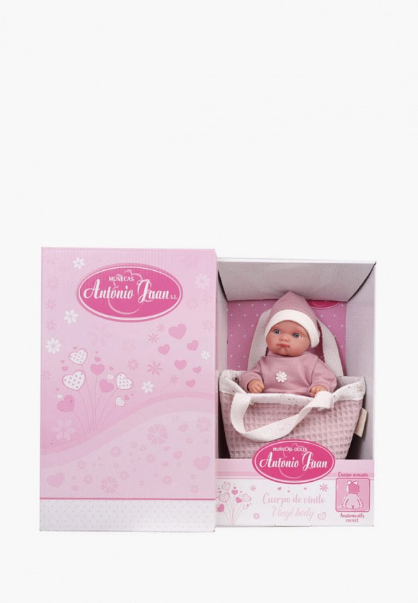 Munecas Dolls Antonio Juan Пупс - Пепита в сумочке, 21 см, виниловая - фото 6