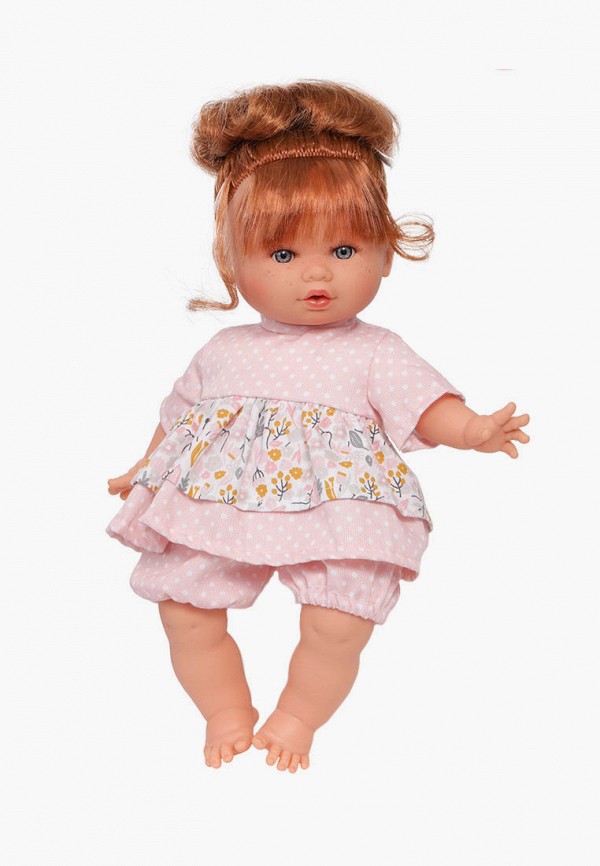 Munecas Dolls Antonio Juan Кукла - озвученная Ава в сером, 30 см, плачет, мягконабивная - фото 2